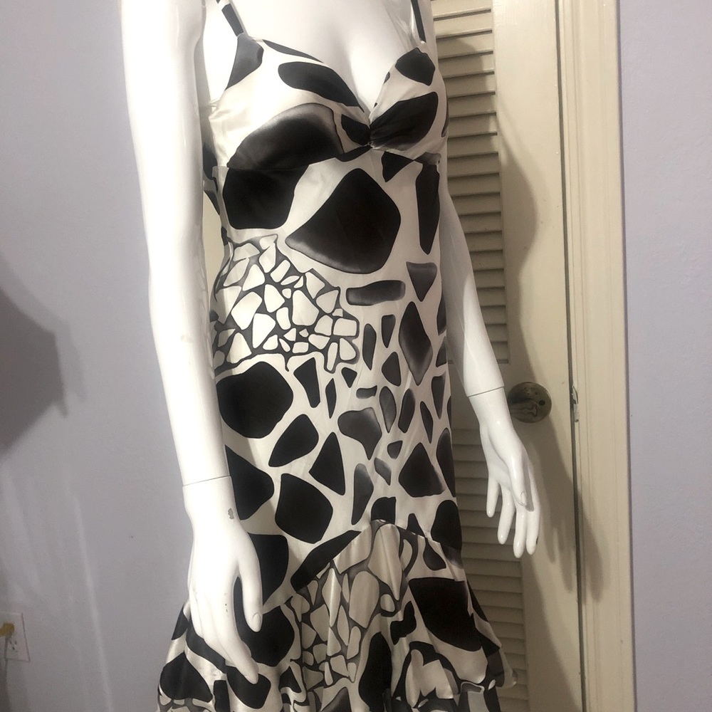 Mary L. Contour Cocktail  Silk Dress